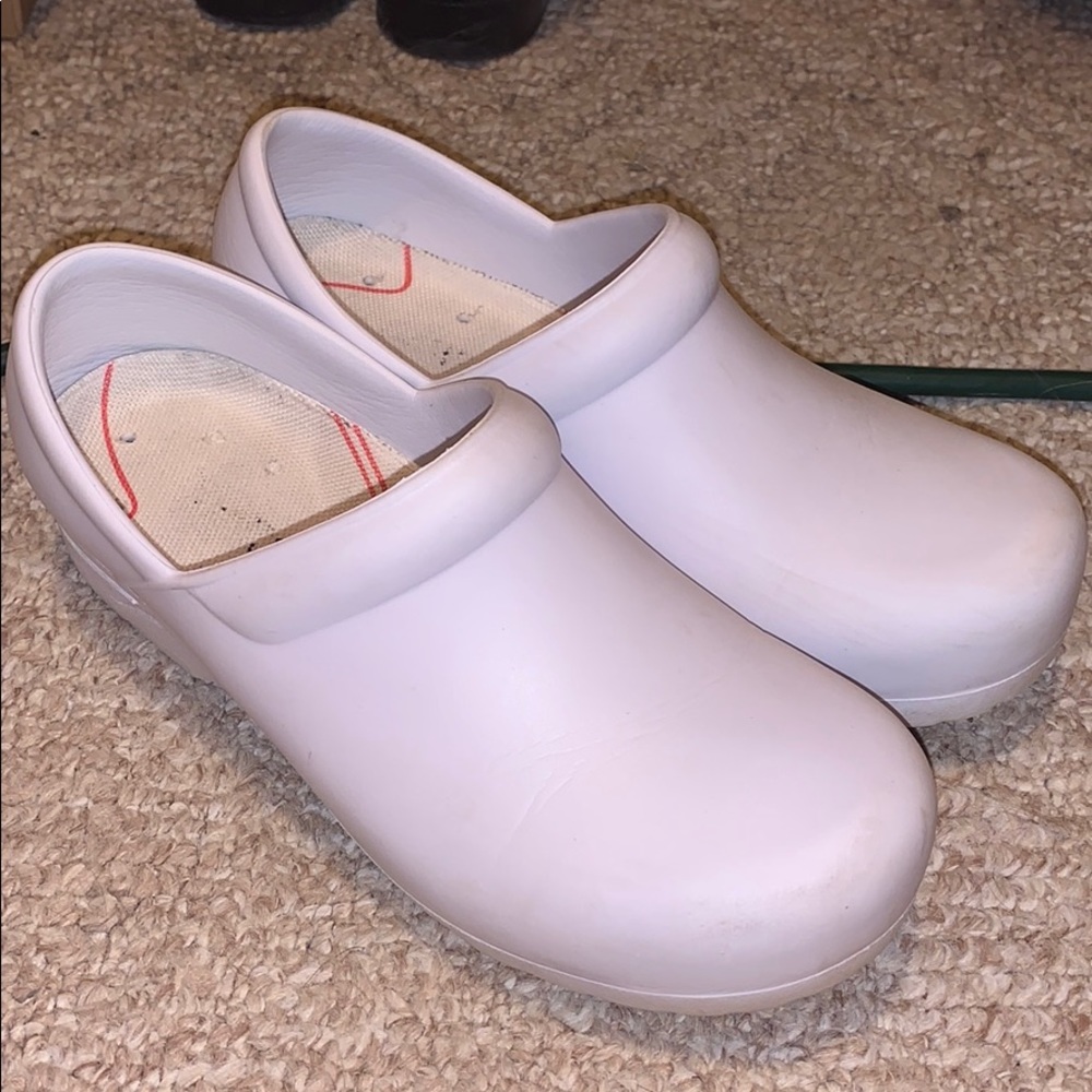 White nursing shoes